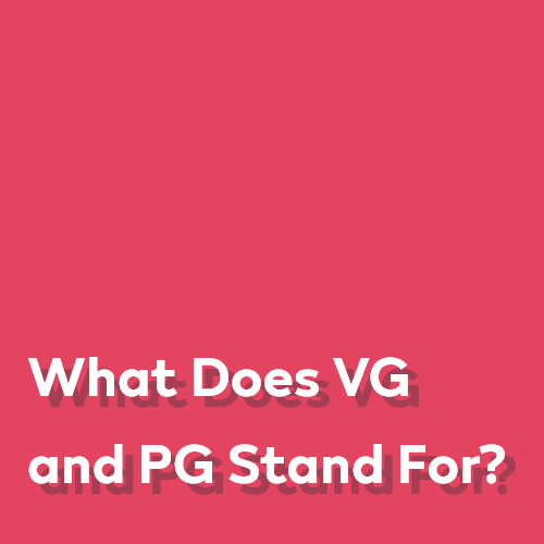 What Does VG and PG Stand For?